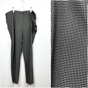 NWT Jules & Leopold Black and White Checkered Leggings